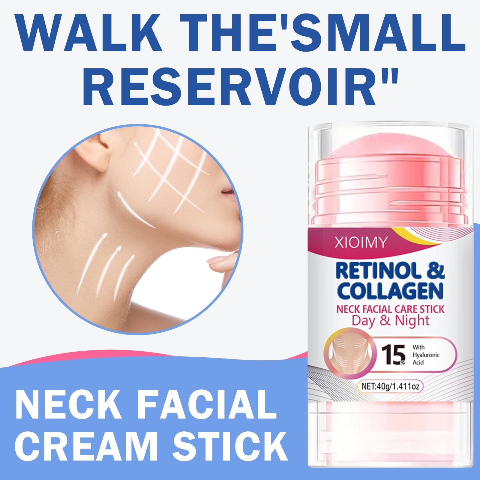 Retinol & Collagen Lifting Stick, Moisturizing Firming Deep Hydration Facial Lifting Cream Stick, Hydrating Facial Skin Care Product for Women & Men