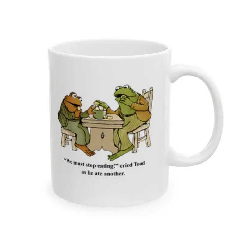 Toad Mug Frog Mug Frog and Toad Best Friends Fairycore/Goblincore Mug Frog Gift for Friends Mug for Friends Cottagecore Mug Garden Mug