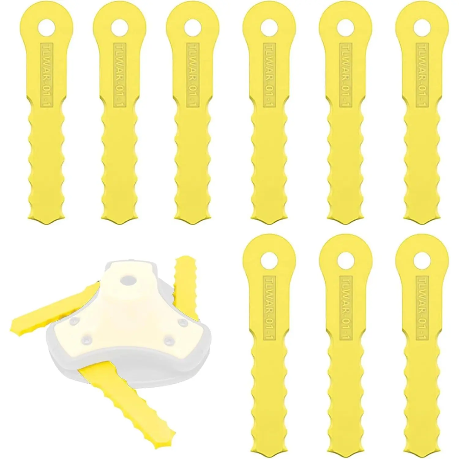 9 count   For Weed-Warrior Push-N-Load Trimmer  For Echo Weed Eater  For  20V Max, Weed Eater Attachments