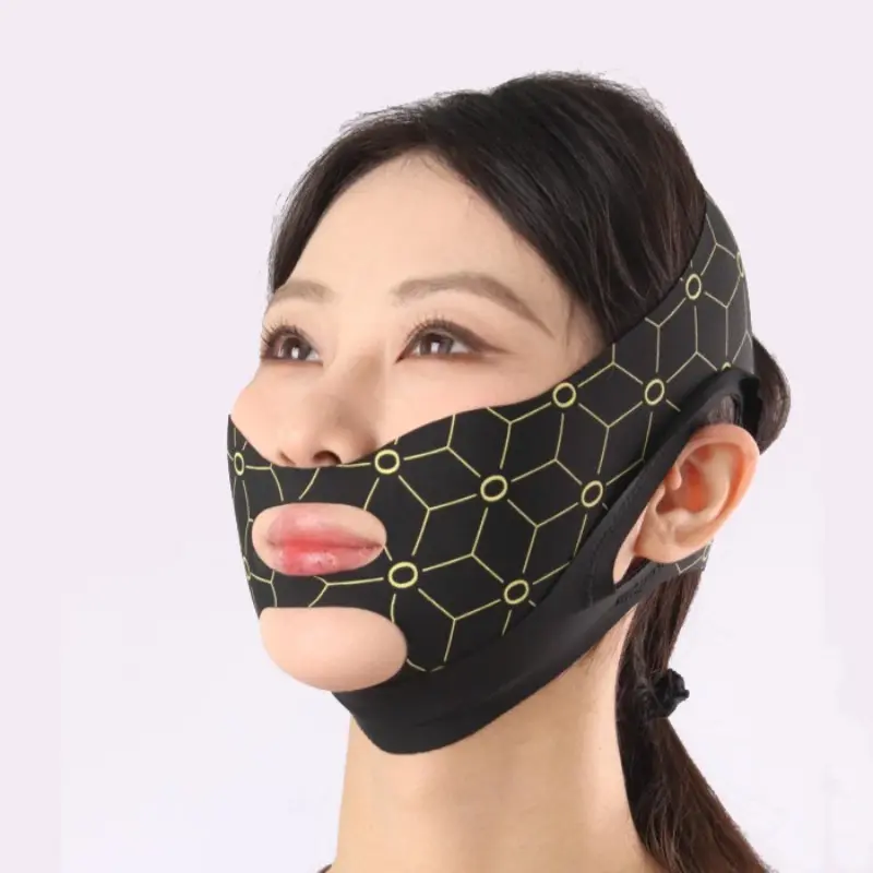 Upgrade V Face Lifting Band, Facial Mask for Tightening Wrinkles and Chin, Sleep Enhancement Face Sculpting Tool, Non-Battery Powered