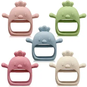 Baby Care Silicone Teething Toy, Safe BPA-Free Design, Soft and Durable Material Sensory Teether for Tooth Pain Relief, Perfect Gift for Newborns & Infants