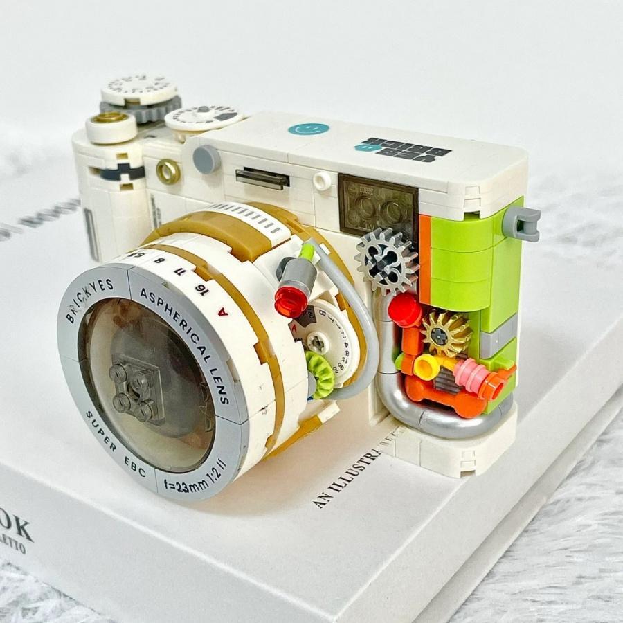 Creative Camera Design Building Blocks, 1 Box Retro Camera Mini Building Block Model Set, Creative Home Desktop Decoration, Birthday Gifts, Moc Blocks Set