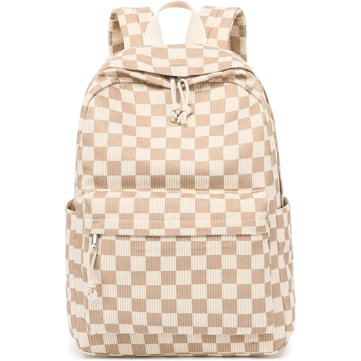 Teenager's school bag, corduroy laptop bag for elementary and high school, travel backpack