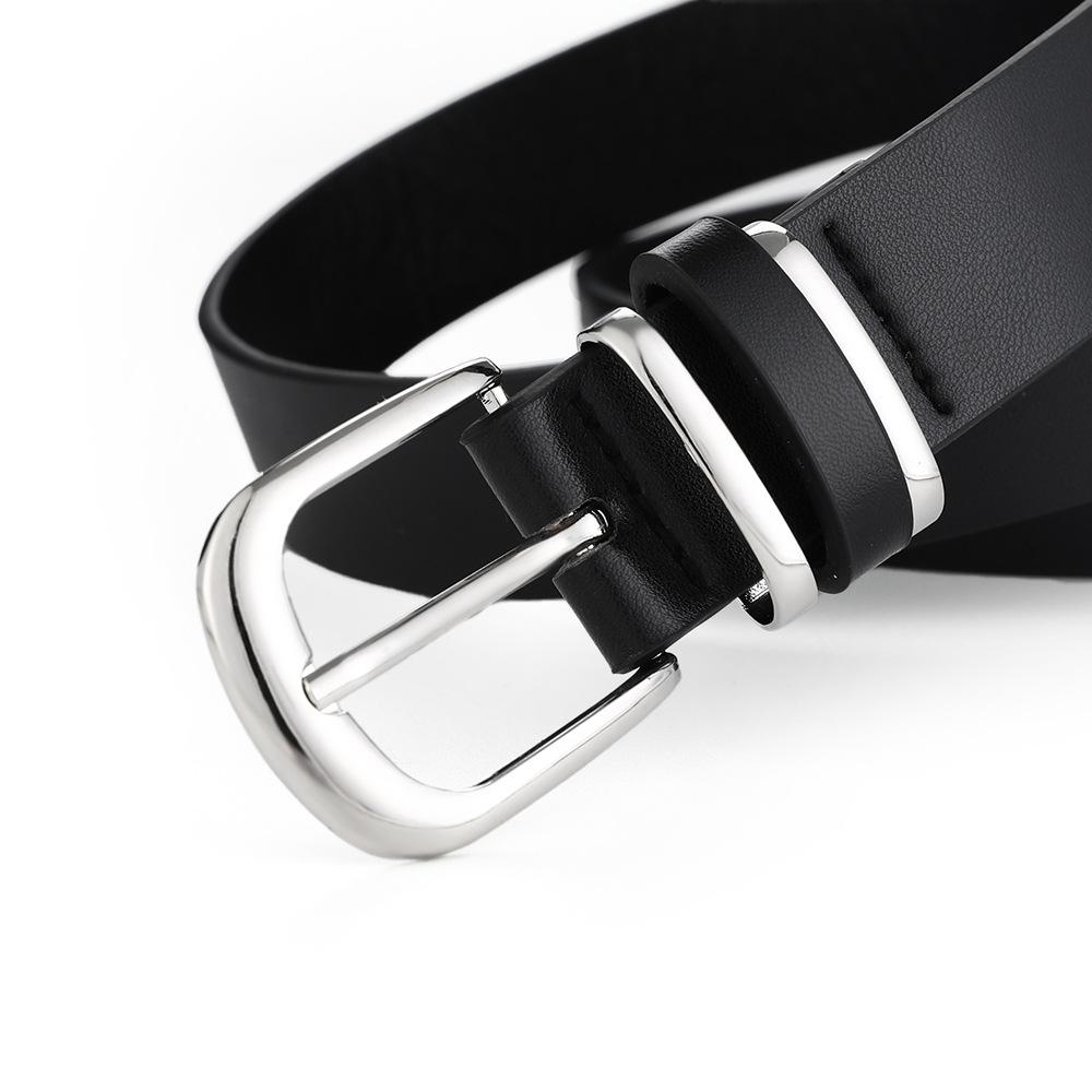 Four-season Y2K pin buckle snake print belt, spicy girl leopard print subculture millennium accessory, simple punk leather belt for women