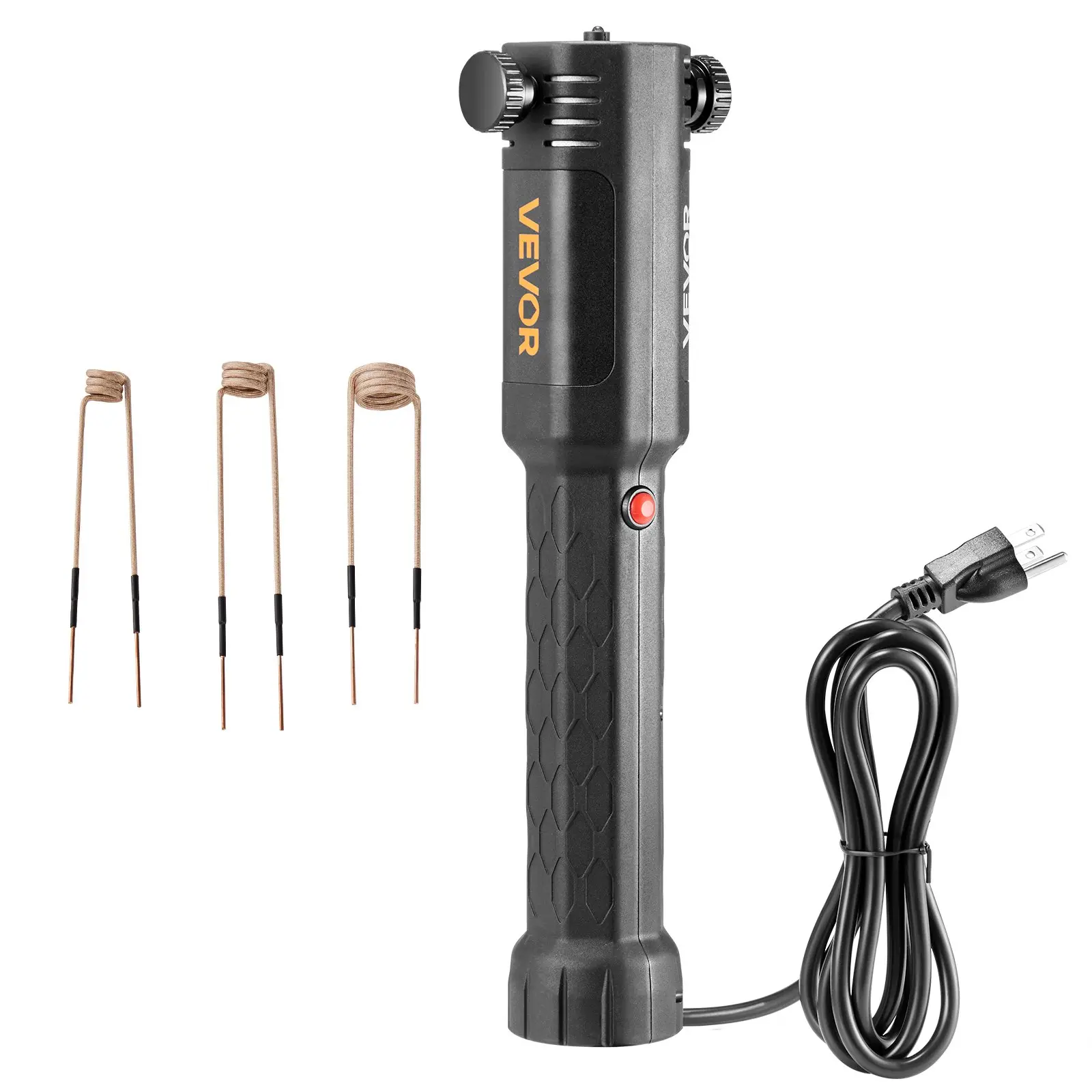 VEVOR 1100W 110V Induction Heater Kit with 3 Coils & Textured Grip, Handheld Rusty Bolt/Nut Remover Tool, 1100w Power Magnetic Mini Heating Machine for Car Garage Repairs