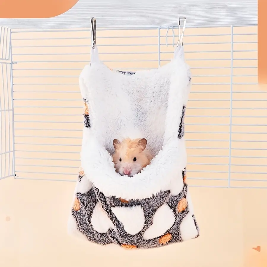 1pcs Honey Bagged Warm Cozy Layer Hammock, Small Pet Hammock, Hanging Squirrel Sleeping Bag, Pet Supplies, Hamster Hammock