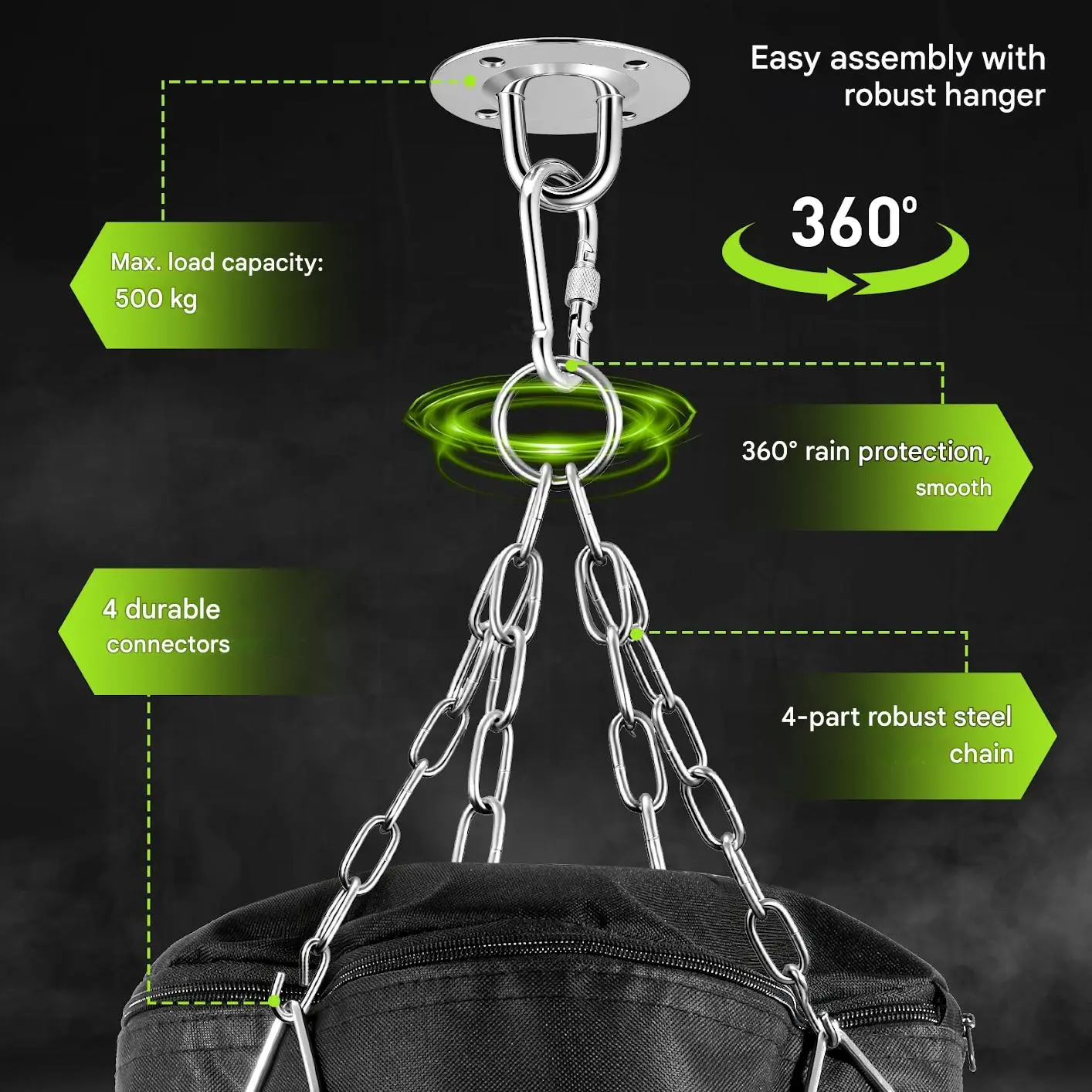 13pcs Boxing Sandbag Set - Buy 1 Get 8 Free - Home Hollow Hanging Taekwondo Sandbag - Boxing Sandbag Sanda Sandbag - Thickened And Durable Hanging Fillable Sandbag - Suitable for Adult Taekwondo Boxing Training