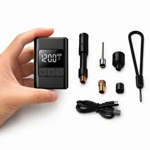 Essential Outdoor Cycling Gear: Mini Bike Pump, Easily Solve Low Tire Pressure Issues, Compact and Portable Design