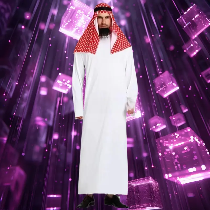 Luxury Oversized Long Robe - 1 Size, Loose Fit, Exaggerated Silhouette, Lightweight Fabric Funny Costume for Birthday Party, Halloween Cosplay Events, One Size