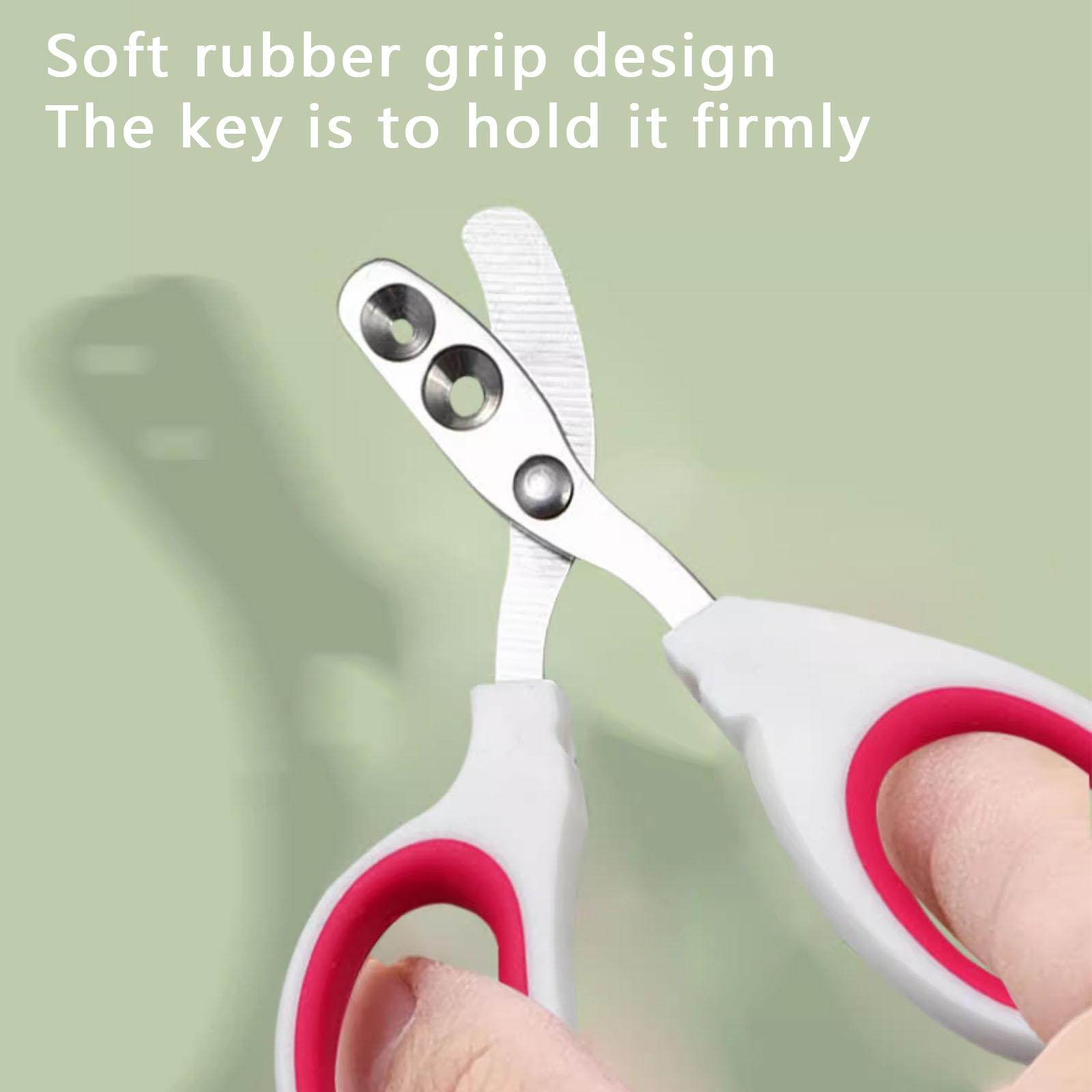 Pet Nail Clipper, Professional Stainless Steel Nail Clipper for Cats, Kittens, Hamster, Rabbits, Birds, & Small Breed Animals Claw Trimmer