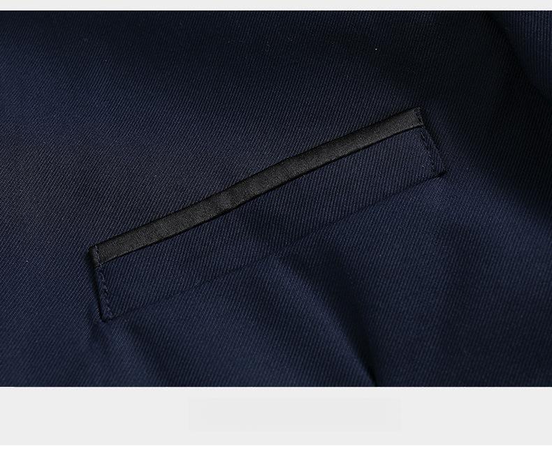 Men's Stand Collar Mandarin Suit  Slim Fit Stage Performance Groom Tuxedo, Young Men's 2 Piece Formal Wear