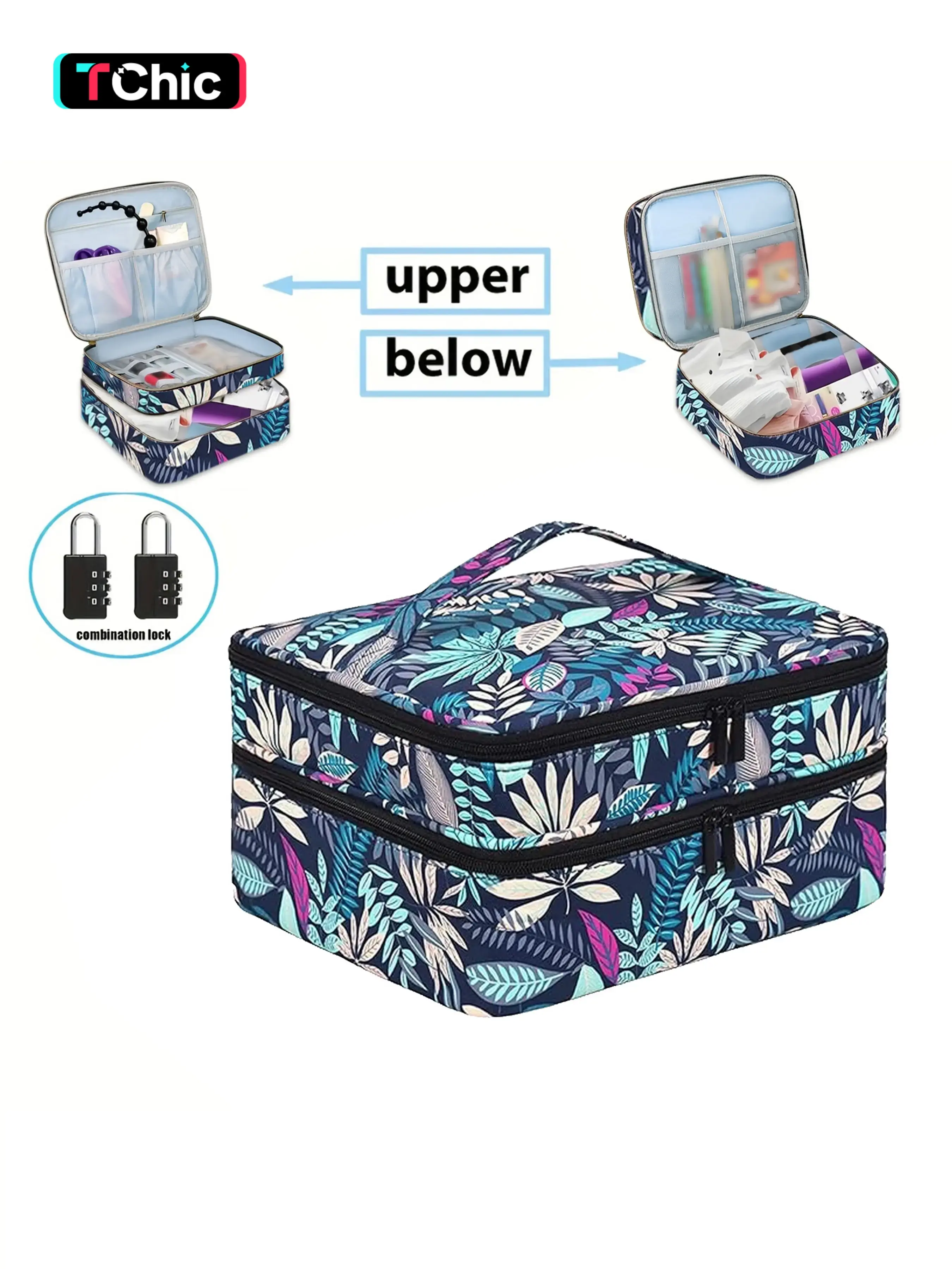 Locking Storage Box Travel Bag for Toys, Discreet Bag for Toys, Collapsible Storage Organizer, Lockable Adult Toy Organizer for Discreet Storage, Organized Box, Anti Theft Storage