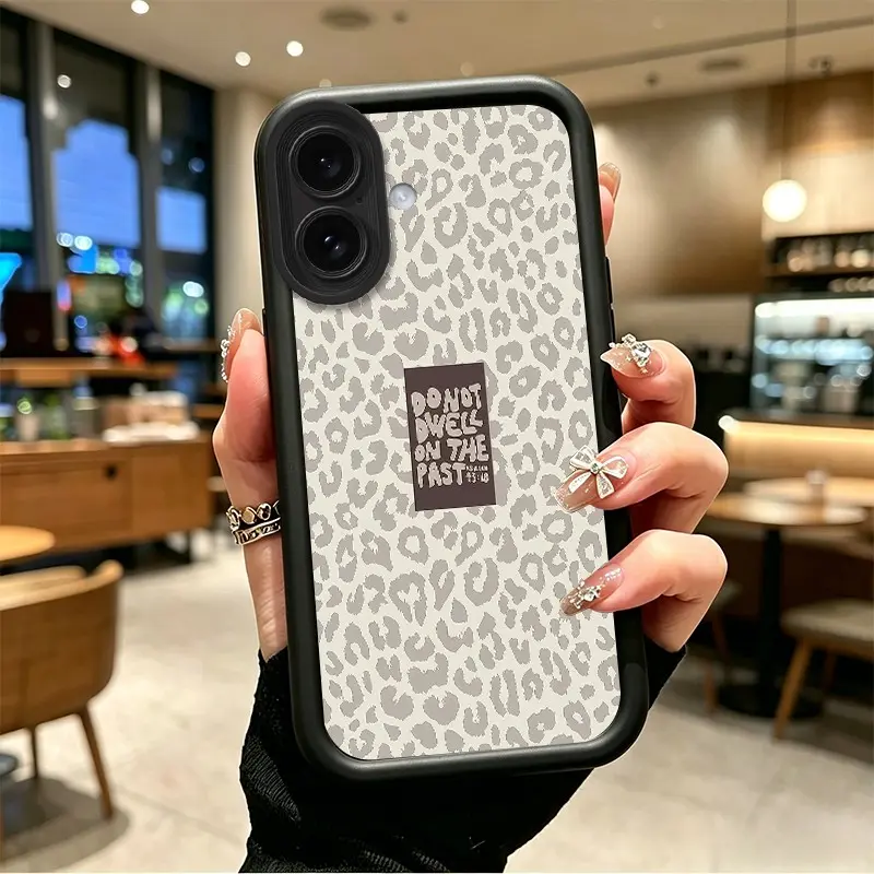 Phone case for iphone 17 16 16PLUS TPU Enhanced Peotection Gift Leopard Print & Inspirational Quote Design soft silicone Celestial Eye Layered Phone Case BOJTN63C