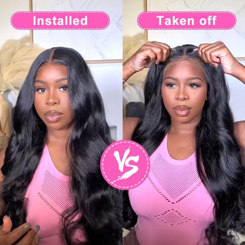 Bling Hair Body Wave 6x4 Glueless Wig Human Hair Pre Plucked Pre Cut Lace Wig Ready to Wear 5x5 Lace Closure Wig For Black Women #TikTokShopHolidayHaul