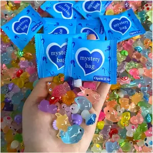 Mini Glow In The Dark Animal Resin Models, Resin Animals Mystery Bags, Individually Wrapped Blind Bags Tiny Animal Figurines, Collectible Mini Animals For Fairy Garden, DIY Crafts (50, animals)fidget toys