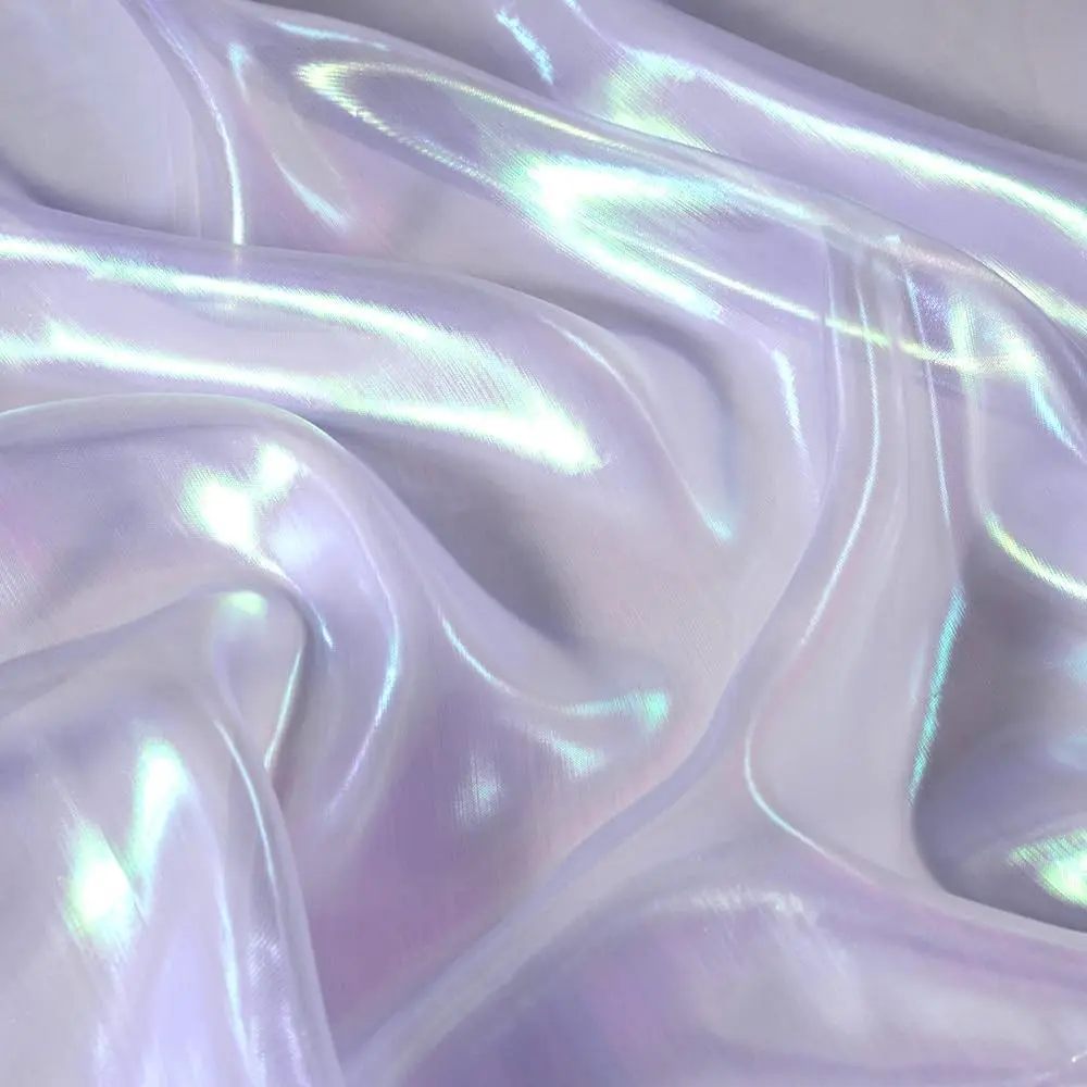 Translucent Iridescent Silky Liquid Organza Fabric, 44" Wide, 3 YardsGift