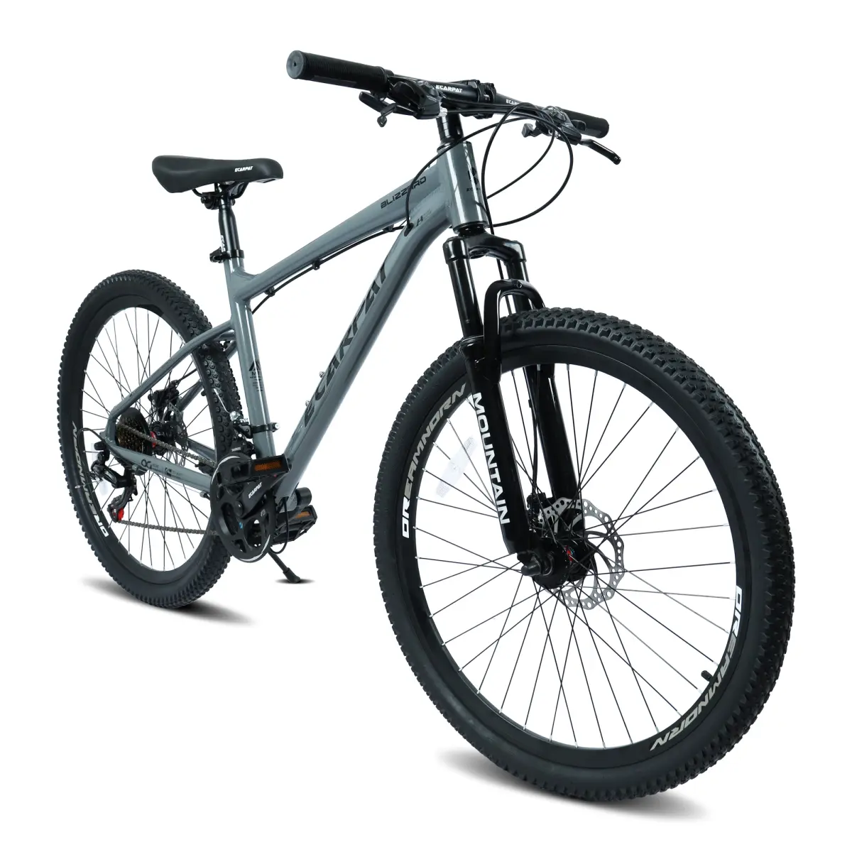 AobtkelA26317 Ecarpat 26 Inch All-Terrain Mountain Bike with Disc Brakes 21-Speed Drivetrain & Durable Carbon Steel Frame Ideal for Men and Women, Perfect for Trail Riding and Touring On-Site