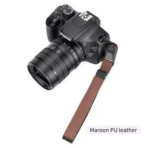 Adjustable Camera Wrist Strap, Quick-Release for Canon Nikon Sony Dji Osmo, Essential for Live Streaming, Mini Travel Gear, Secure Shooting