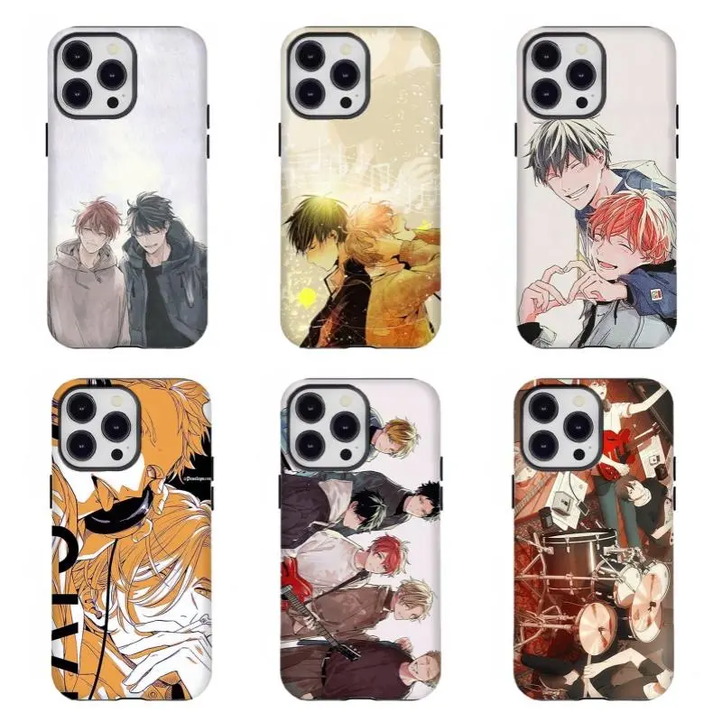 Given R-Ritsuka & Mafuyu BL Anime Band Custom Shockproof Wireless Casing, Band Stage Scene Protection Cover for iPhone 11-17 and for Samsung S21-S25, Trendy Music Yaoi Otaku Gift, Mobile Phone Accessory
