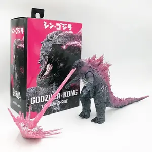 New 2024 Godzilla Vs King Kong 2 Jet Energy Edition SHM Monster Godzilla Collectible Toys Movable Birthday Gifts For Boys