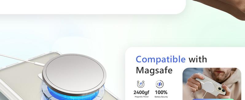 Magnetic for Motorola Moto-G-Play 2026 & Moto G 2025/2026 Case, Blue | Compatible with MagSafe, Translucent Matte Scratch-Resistant Back, Military-Grade Protection Shockproof Slim Phone Cover