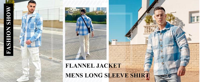 ZAFUL Unisex Plaid Shacket – Wool Blend Flannel Long Sleeve Oversized Casual Shirt Jacket with Pockets ZAFUL Unisex Plaid Shacket – Wool Blend Flannel Long Sleeve Oversized Casual Shirt Jacket with Pockets