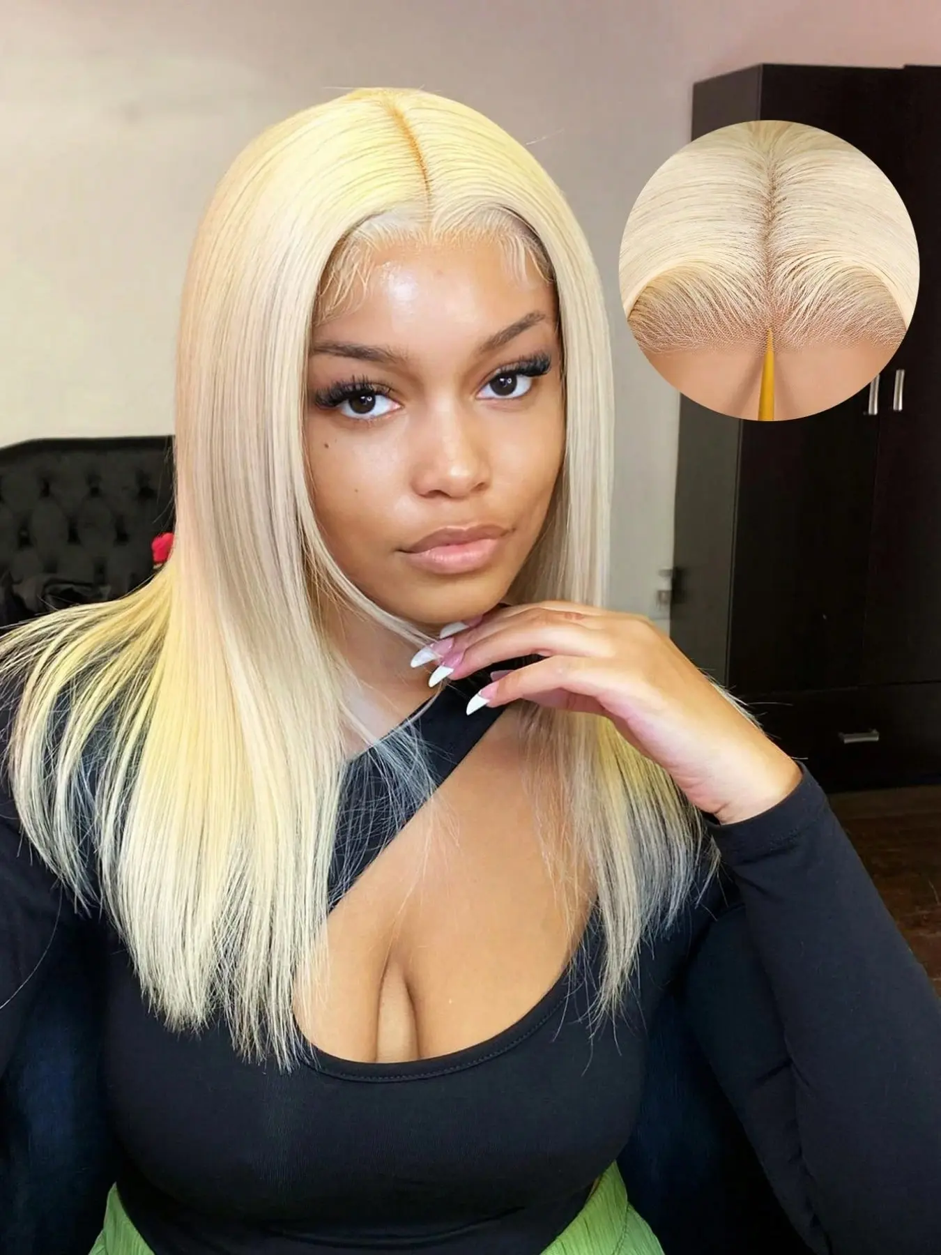 Blonde 613 HD Lace Frontal Wig Glueless Human Hair Wigs For Women Wear And Go Brazilian 5X5 Pre Cut Lace Closure Wig Straight Lace Front Wig