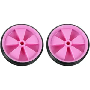 Bicycle Training Wheels for Kids - 1 Pair Cycling Support Wheels, Low Noise Rubber Bike Assist Wheel Stabilisers