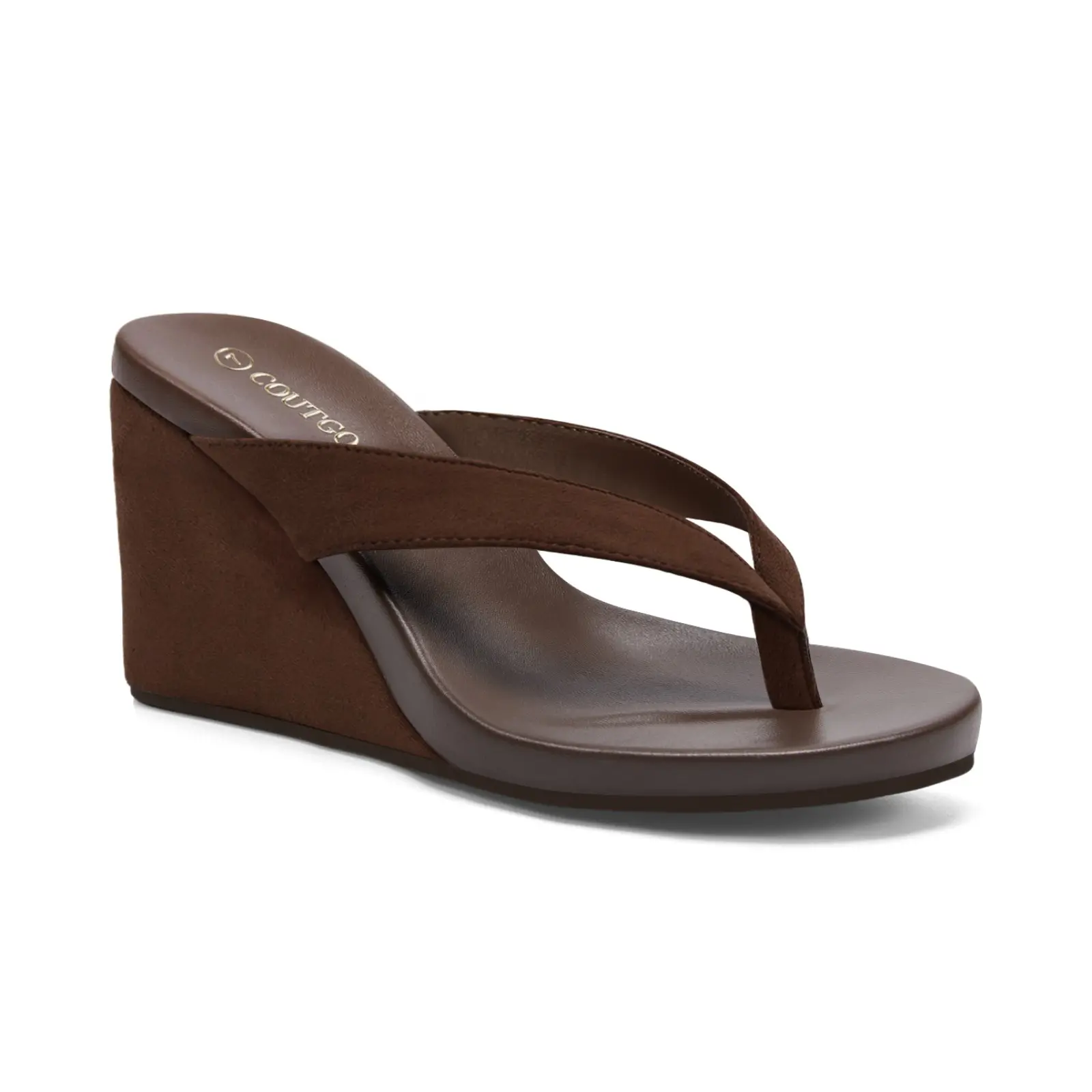Coutgo Womens Wedge Heels Sandals Platform Flip Flops Slides Slip On Summer Beach Shoes Coutgo Womens Wedge Heels Sandals Platform Flip Flops Slides Slip On Summer Beach Shoes