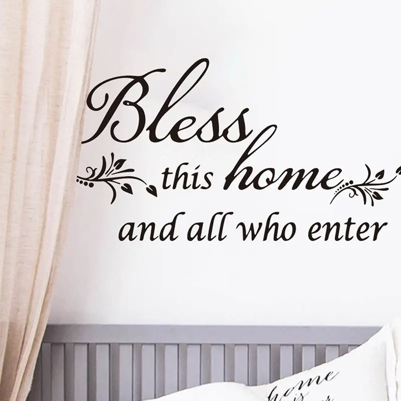 English Quote Decorative Wall Sticker, Sticker Decal, Removable Waterproof Vinyl Wallpaper, Bedroom Decor, Kitchen Decoration, Home Décor, Interior Stickers, Unique Wall Decor, Style