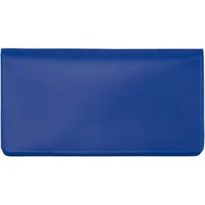 Royal Blue Top Tear Personal Vinyl Checkbook Cover