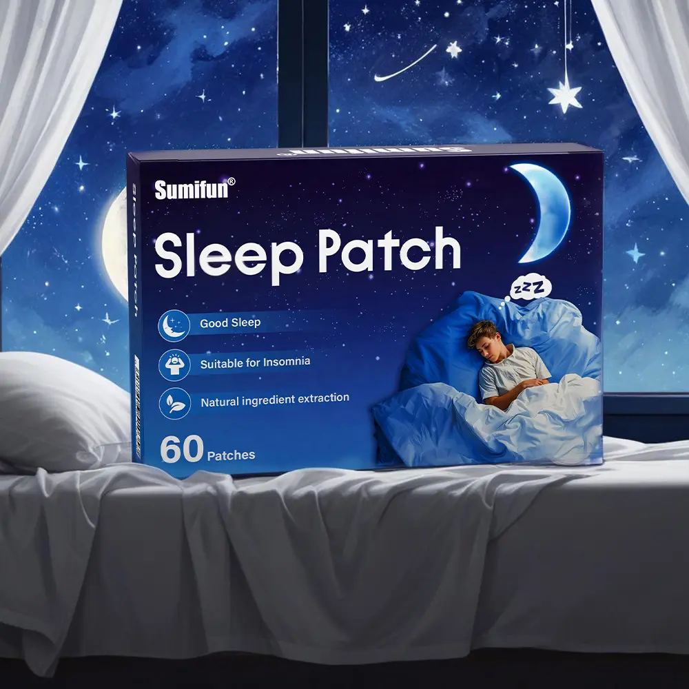 Sleep Patch Set, 60 Adult Deep Sleep Patches, Body Care Sleep Aid, Waterproof and No Residue, Overnight Relief, Unisex, Health Set