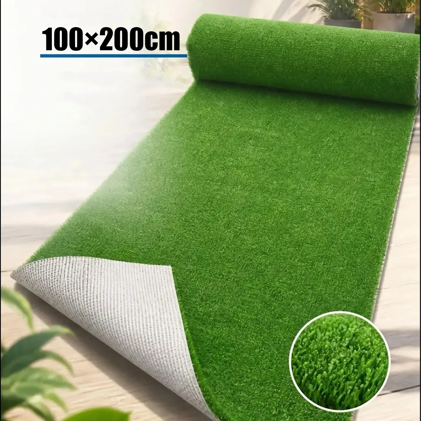 Artificial Grass Carpet, Plastic Lawn Mat, Interlocking Rug, Roof Installation, Landscape Greening, Durable Synthetic Turf