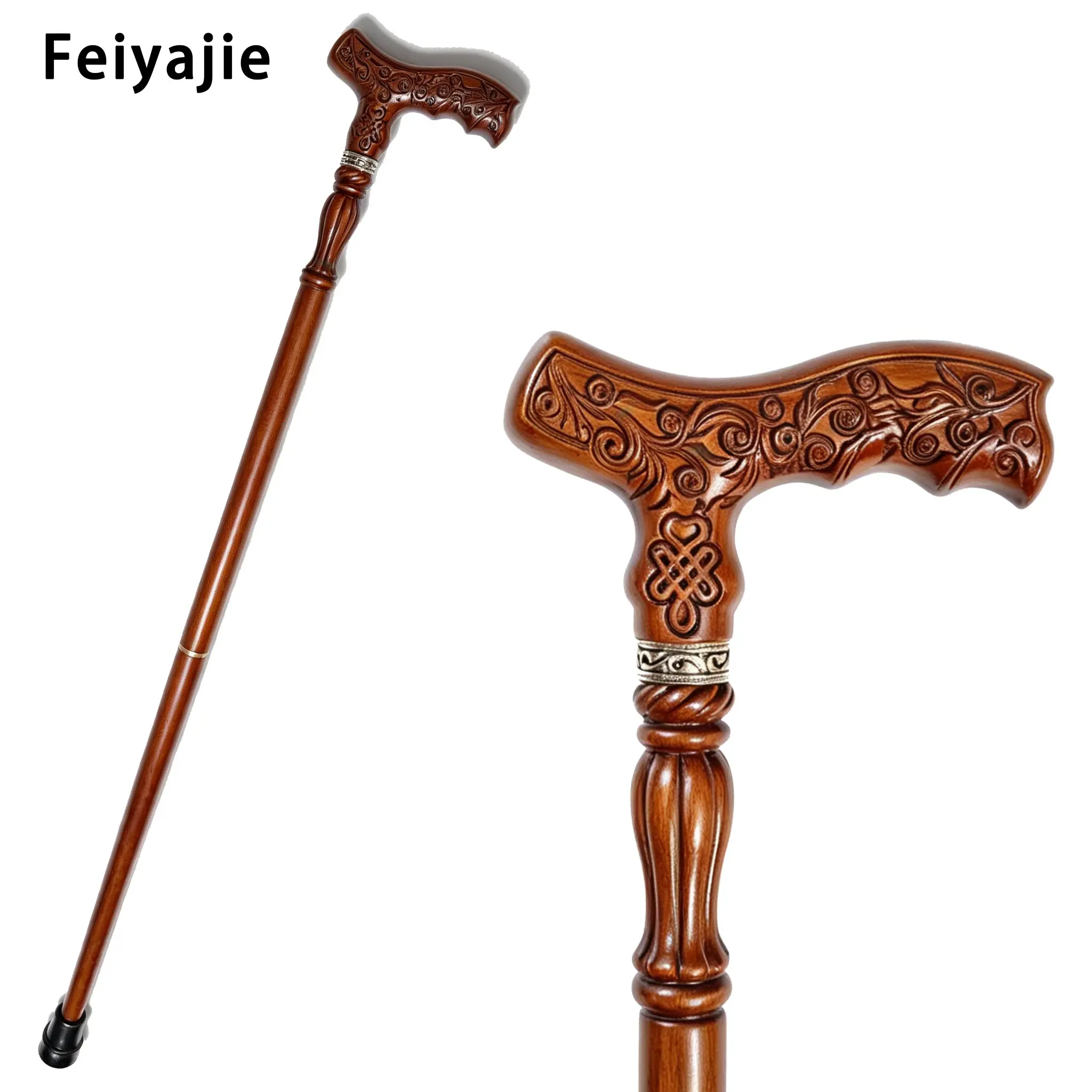Vintage Carved Decorative Cane, Fashionable Canes, Wooden Fashion Walking Stick, Unisex Hiking Trekking Staff, Vampire Cosplay Prop, Party Costume Accessory