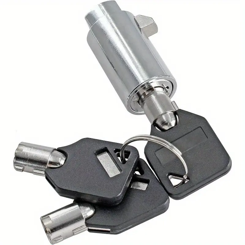 Universal Vending Machine Security Lock Kit, Tubular Lock Core with Matching Keys, Reliable Access Control Solution for Vending Machines