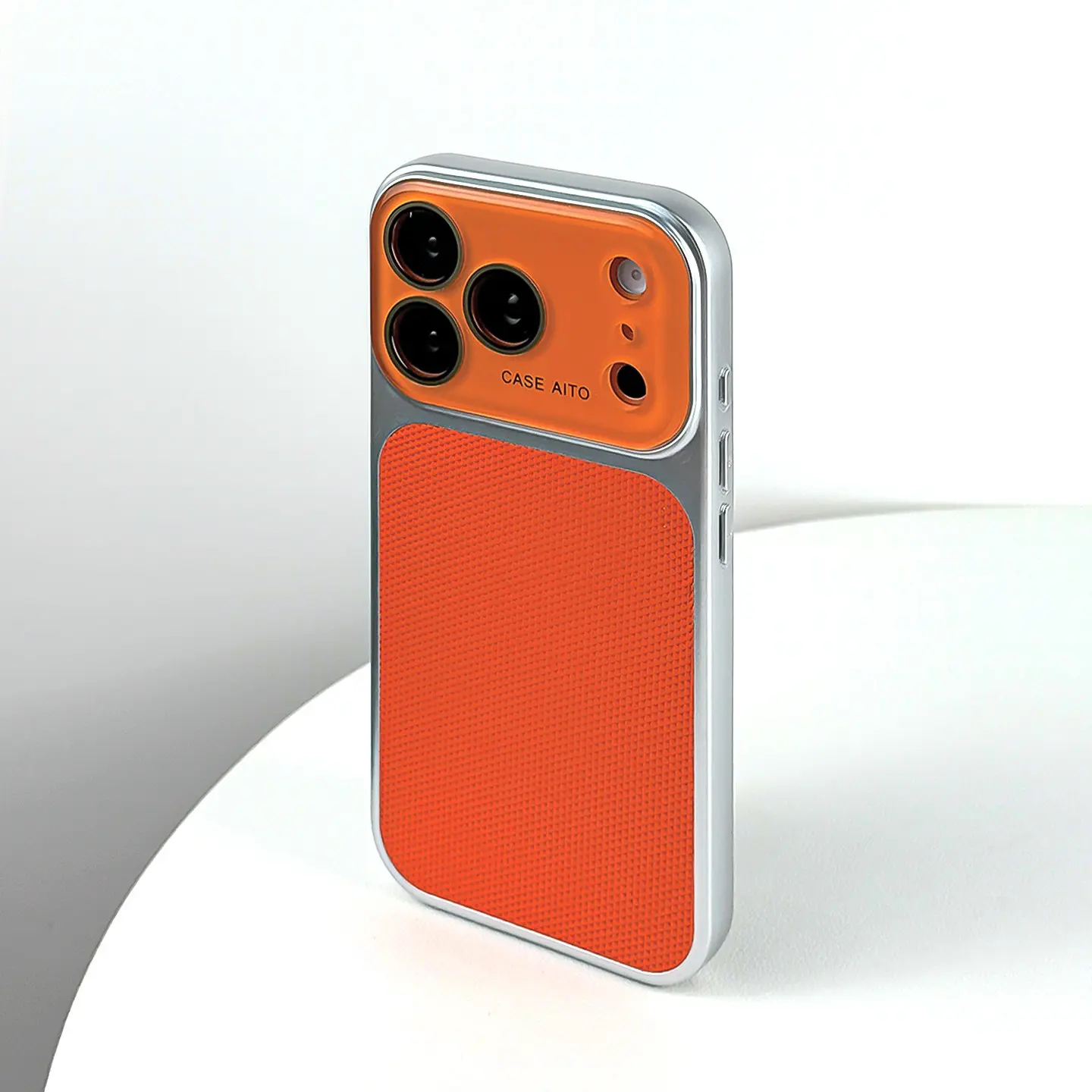 High-End Waffle Pattern Phone Case for iPhone 17 Pro Max/16/15/14 - Instantly Transforms Into 17 Large Windows, Full Lens Protection, Anti-Fingerprint, Anti-Drop