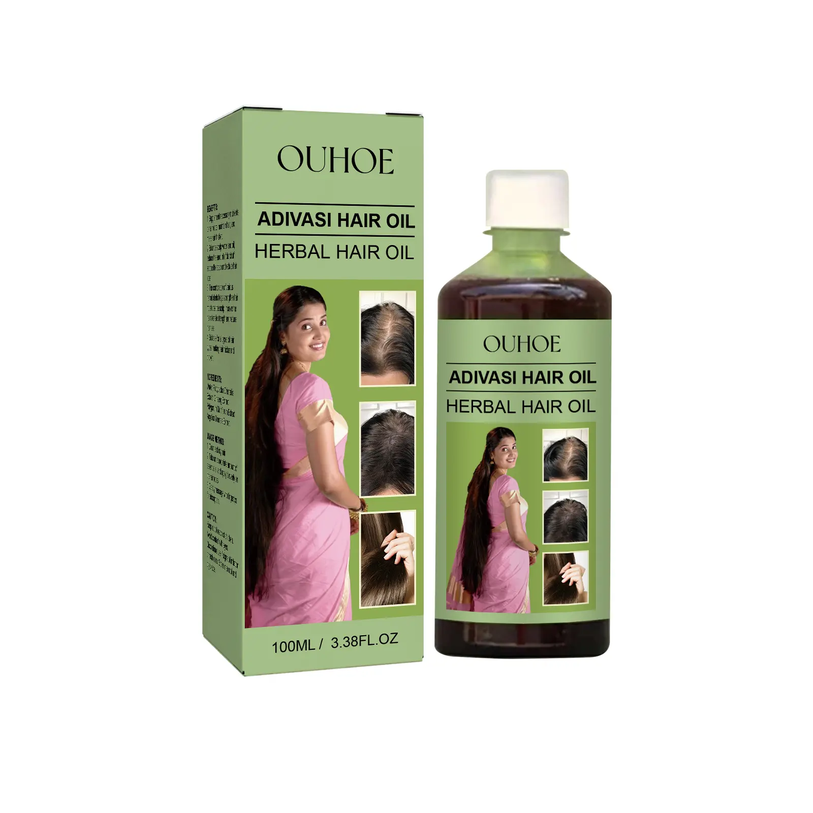 Herbal Hair Care Oil Scalp Nourishment Cleansing Strengthening Softening Treatment