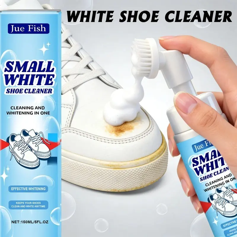 White Shoe Cleaning Mousse Sneaker Cleaner Quickly Removing Stubborn Dirt Effectively Cleaning Yellowing Mark Eliminate Odor White Shoes Cleaner