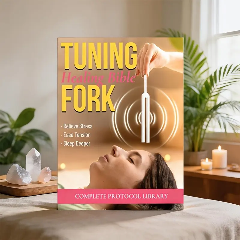 Tuning Fork Healing Bible, Sound Therapy Guide, DIY Vibrational Healing Manual, Stress Relief, Meditation Practices, Beginner Wellness Book