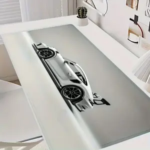 Car Pattern Computer Mouse Pad, Rectangle Gaming Mouse Pad, Office Desk Keyboard Mat for Home Office Desk Accessories Extended Large Gaming Desk Mouse Pad