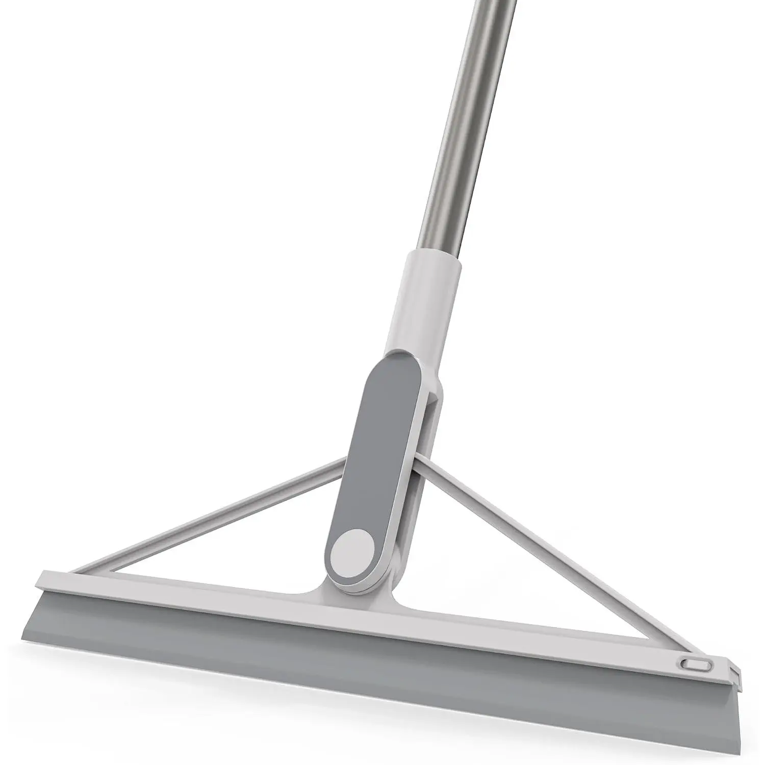 Floor  Broom Rubber Window  for Floor 61" Long Handle Adjustable Floor Wiper for Concrete Tile Shower Bathroom Water