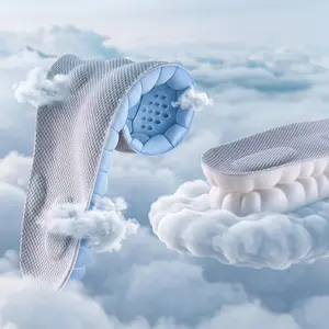 Insoles for Women Man,Cloud Soles for Men Women,4D Cloud Soles for Men,Anti Fatigue, Shock Absorption, Foot Pain Relief