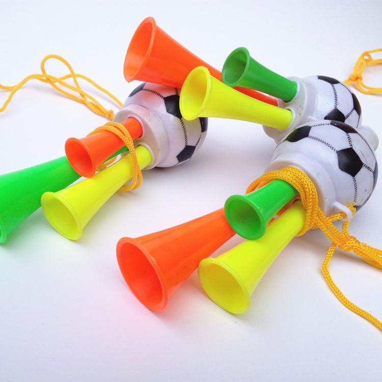 Football horn World Cup cheering props three-tone horn sports meet horn toy football horn