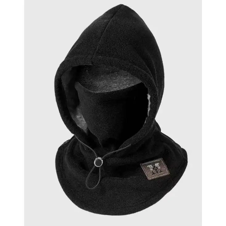 Unisex Winter Warm Thickened Hat-Neck Warmer Set with Face Mask, Windproof Cold Protection for Motorcycle, Electric Bike Riding (Sports & Outdoor Accessory)