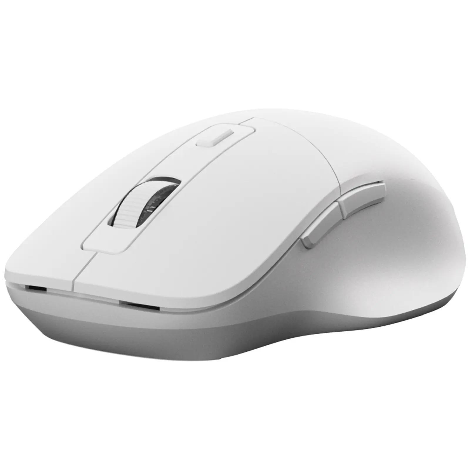 Wireless Mouse for Laptop, 2.4GHz Computer Mouse 3 Adjustable DPI Office Cordless USB Mice with USBA Receiver, 6 Buttons, 1600 DPI, Medium to Large Sized Hands Compatible with PC, Laptop, Desktop, White