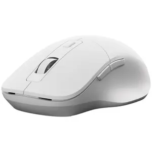Wireless Mouse for Laptop, 2.4GHz Computer Mouse 3 Adjustable DPI Office Cordless USB Mice with USBA Receiver, 6 Buttons, 1600 DPI, Medium to Large Sized Hands Compatible with PC, Laptop, Desktop, White