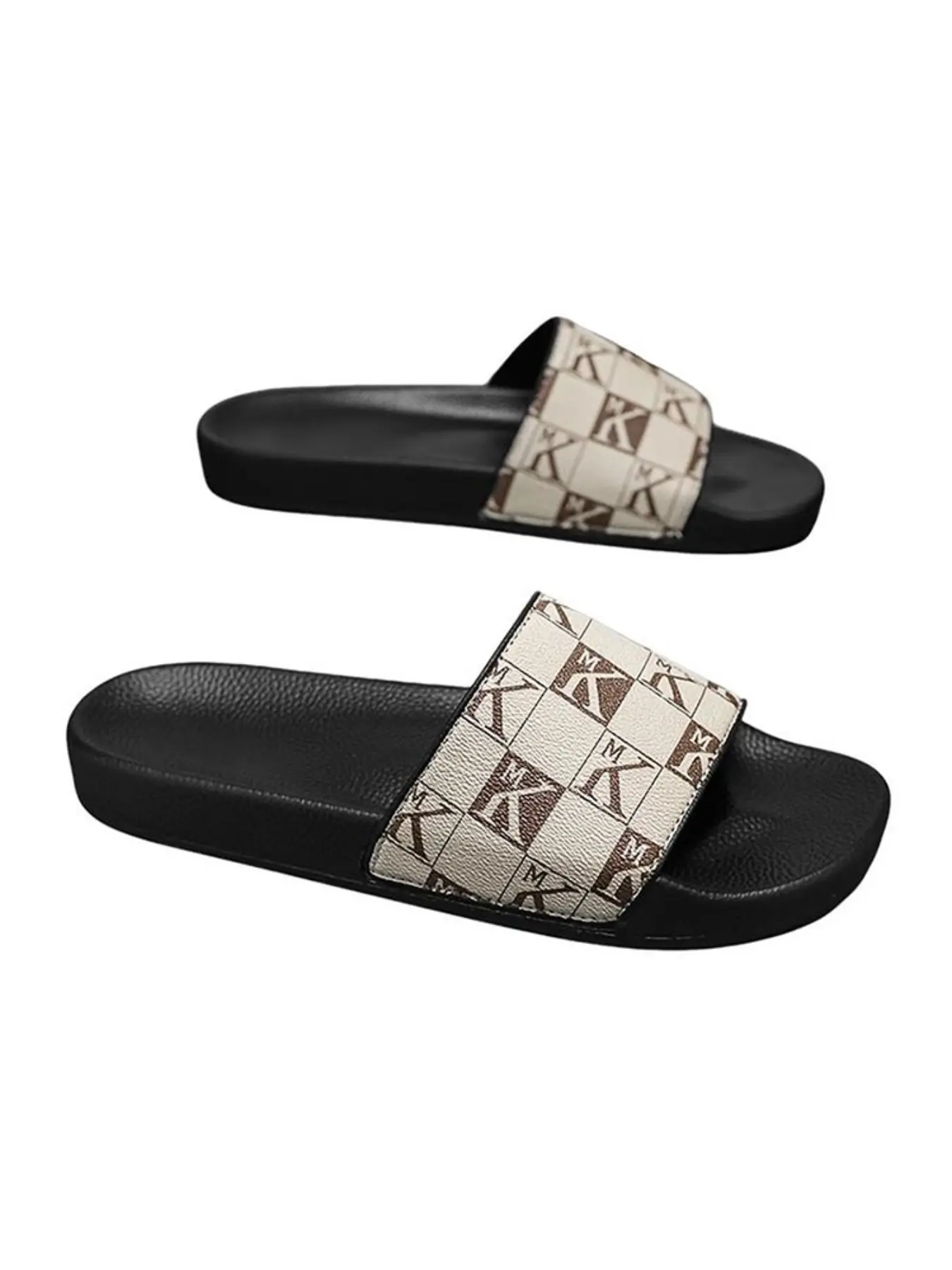 Men's Summer Slippers, Casual Outdoor Beach Sandals, Casual Flat Slippers, Eva Summer Slides, Eva Lightweight Durable Breathable Flip Flops, Sizes 39-47, All Seasons Comfort, Footwear
