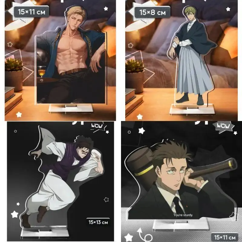 Anime Cartoons Acrylic Standee for Jjk Nanami Kento Haibara Yu Choso Self-Made Acrylic Stand Desktop Decoration Ornament Gifts