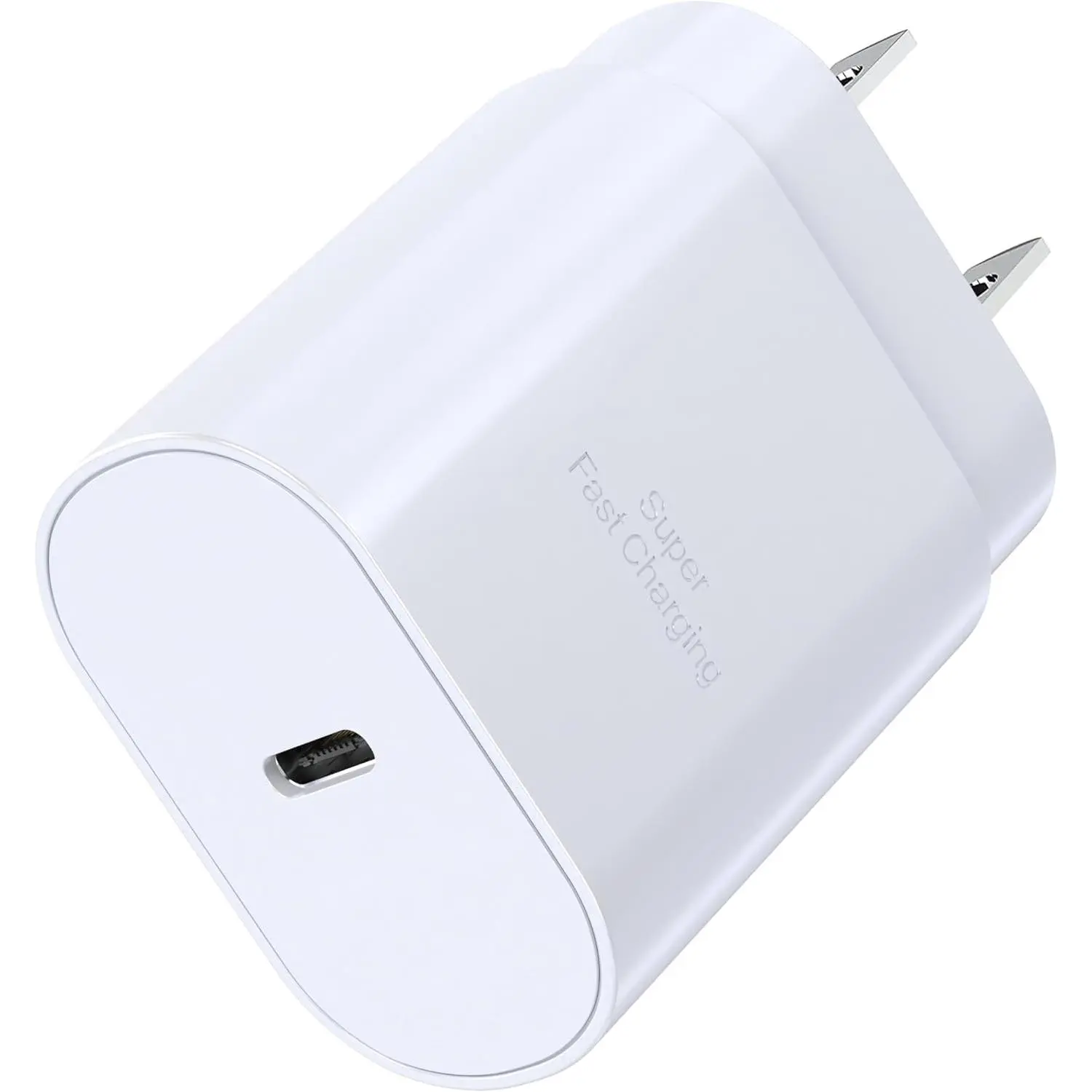 30W USB C Charger Block, Wall Plug Power Adapter for  17,16,15 | PD 3.0   Block, Compatible with  17/16/15/14/13 Pro Max series, iPad Pro, & Galaxy S26/S25/S24 (White)