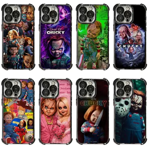 Hot H-Horror C-chucky D-Doll  Phone Case For iPhone 18 Promax 17 16 15 14 13 12 11 Mini Pro Max Air X XR XSMAX & Samsung Galaxy S26 S25 S24 S23 S22 S21 FE Ultra Plus EDGE Anti-Drop anti-fall Transparent shockproof TPU Smartphone Back Cover